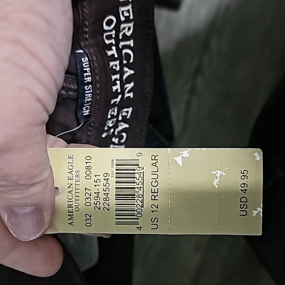 AEO Jeggings Size 12 Regular Classic Wine Sateen NWT - Picture 5 of 8